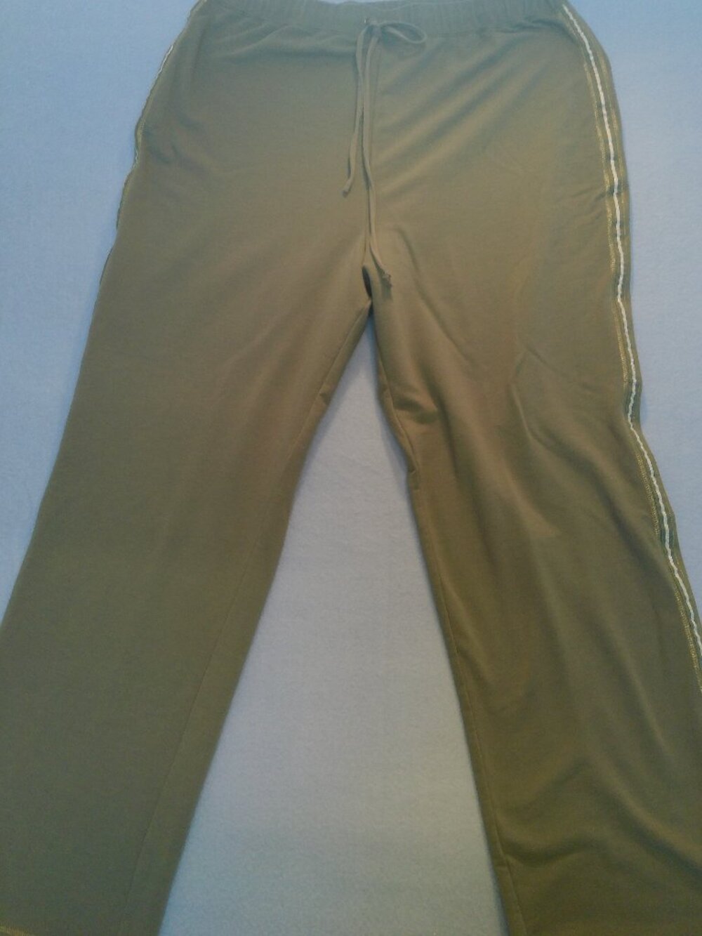 Lounge Pants Women Olive Size XLarge Sport Savvy